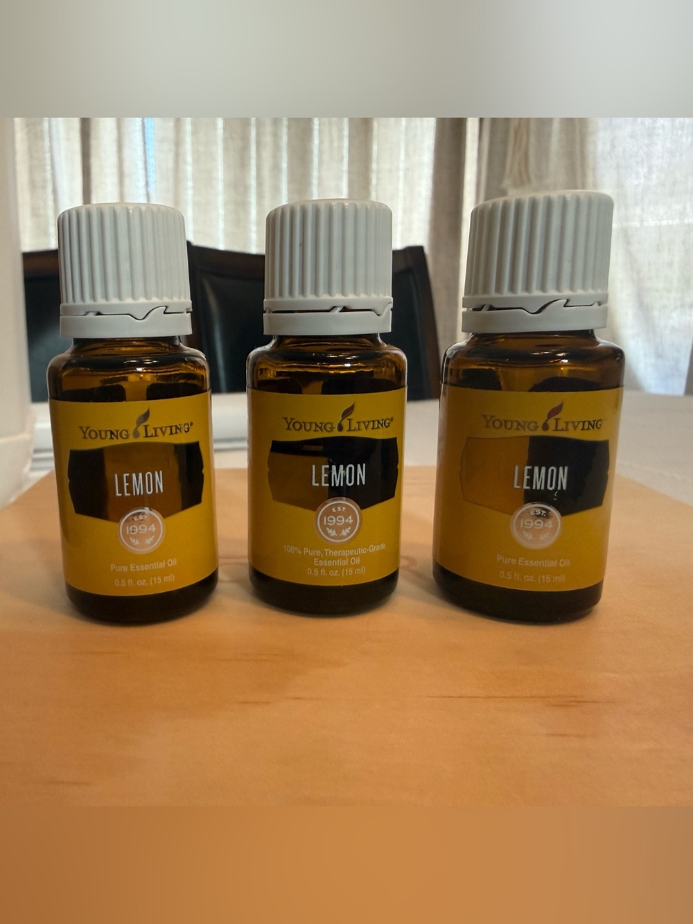 3x Young Living Lemon Essential Oil